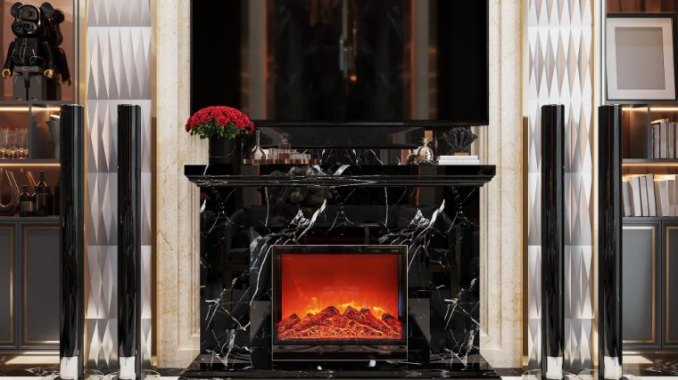 choisir un insert cheminée en marbre pour votre intérieur